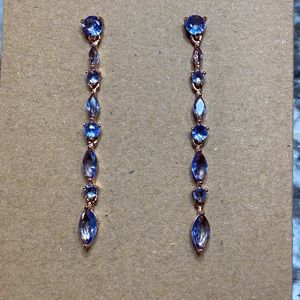 Bomb party Rose Gold Dangle Earrings